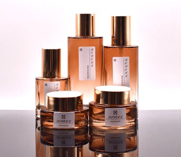 cream jar and lotion bottle
